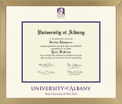 University at Albany State University of New York diploma frame - Icon in Chardonnay