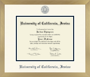 University of California Irvine diploma frame - Icon in Chardonnay