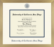 University of California San Diego diploma frame - Icon in Chardonnay