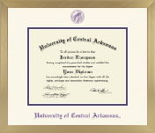 University of Central Arkansas diploma frame - Icon in Chardonnay