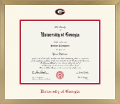University of Georgia diploma frame - Icon in Chardonnay