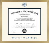 University of Mary Washington diploma frame - Icon in Chardonnay