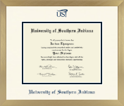 University of Southern Indiana diploma frame - Icon in Chardonnay