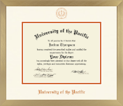 University of the Pacific diploma frame - Icon in Chardonnay