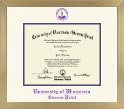 University of Wisconsin Stevens Point diploma frame - Icon in Chardonnay