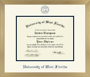University of West Florida diploma frame - Icon in Chardonnay