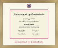 University of the Cumberlands diploma frame - Icon in Chardonnay