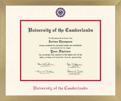University of the Cumberlands diploma frame - Icon in Chardonnay