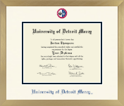 University of Detroit Mercy diploma frame - Icon in Chardonnay