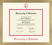 University of Redlands diploma frame - Icon in Chardonnay