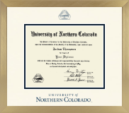 University of Northern Colorado diploma frame - Icon in Chardonnay