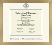 University of Wisconsin Eau Claire diploma frame - Icon in Chardonnay