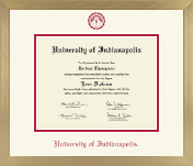 University of Indianapolis diploma frame - Icon in Chardonnay