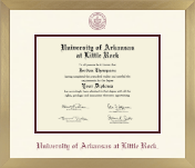 University of Arkansas at Little Rock diploma frame - Icon in Chardonnay