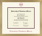 University of Louisiana Monroe diploma frame - Icon in Chardonnay