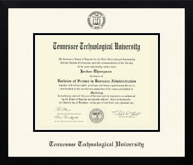 Tennessee Technological University diploma frame - Icon in Gotham