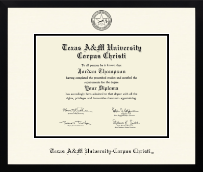Texas A&M University Corpus Christi diploma frame - Icon in Gotham