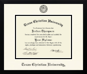 Texas Christian University diploma frame - Icon in Gotham