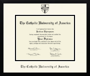 The Catholic University of America diploma frame - Icon in Gotham