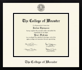 The College of Wooster diploma frame - Icon in Gotham