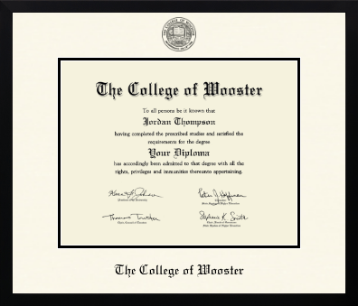 The College of Wooster diploma frame - Icon in Gotham