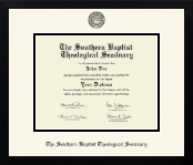 The Southern Baptist Theological Seminary diploma frame - Icon in Gotham