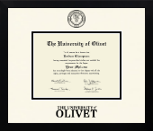 The University of Olivet diploma frame - Icon in Gotham