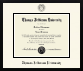 Thomas Jefferson University diploma frame - Icon in Gotham