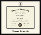 Towson University diploma frame - Icon in Gotham