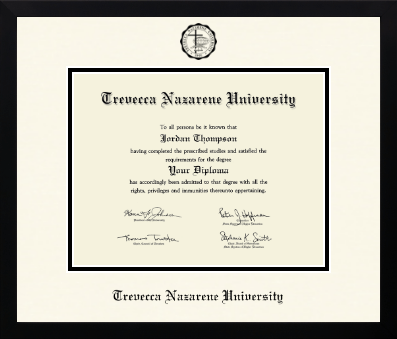 Trevecca Nazarene University diploma frame - Icon in Gotham