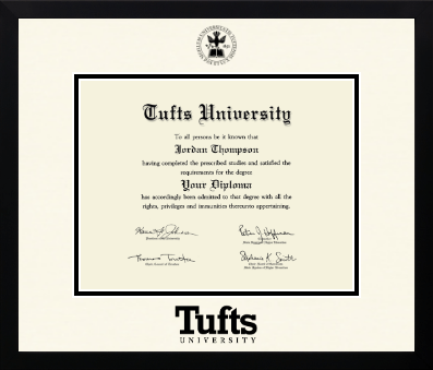 Tufts University diploma frame - Icon in Gotham