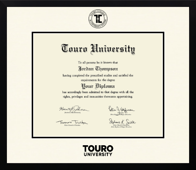 Touro University diploma frame - Icon in Gotham