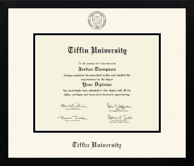 Tiffin University diploma frame - Icon in Gotham