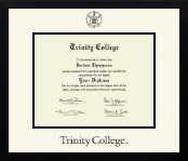 Trinity College diploma frame - Icon in Gotham