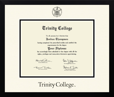 Trinity College diploma frame - Icon in Gotham