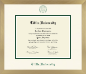 Tiffin University diploma frame - Icon in Chardonnay