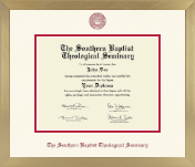 The Southern Baptist Theological Seminary diploma frame - Icon in Chardonnay