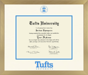 Tufts University diploma frame - Icon in Chardonnay