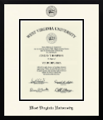 West Virginia University diploma frame - Icon in Gotham