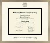 William Howard Taft University diploma frame - Icon in Light Champagne