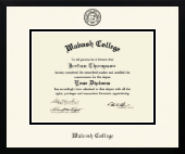 Wabash College diploma frame - Icon in Gotham