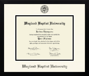 Wayland Baptist University diploma frame - Icon in Gotham
