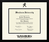 Washburn University diploma frame - Icon in Gotham