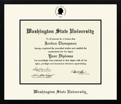 Washington State University diploma frame - Icon in Gotham