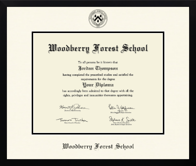 Woodberry Forest School diploma frame - Icon in Gotham