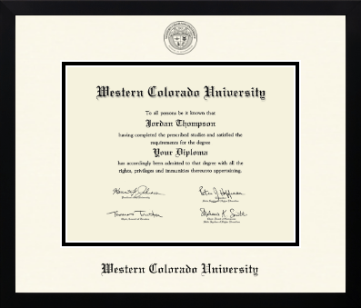 Western Colorado University diploma frame - Icon in Gotham