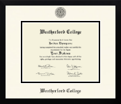 Weatherford College diploma frame - Icon in Gotham