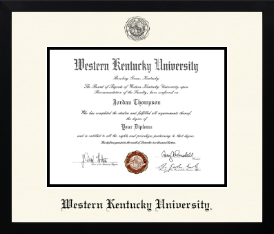 Western Kentucky University diploma frame - Icon in Gotham