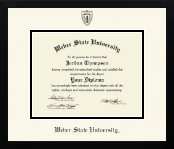 Weber State University diploma frame - Icon in Gotham