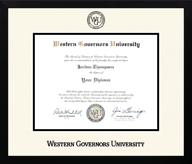 Western Governors University diploma frame - Icon in Gotham